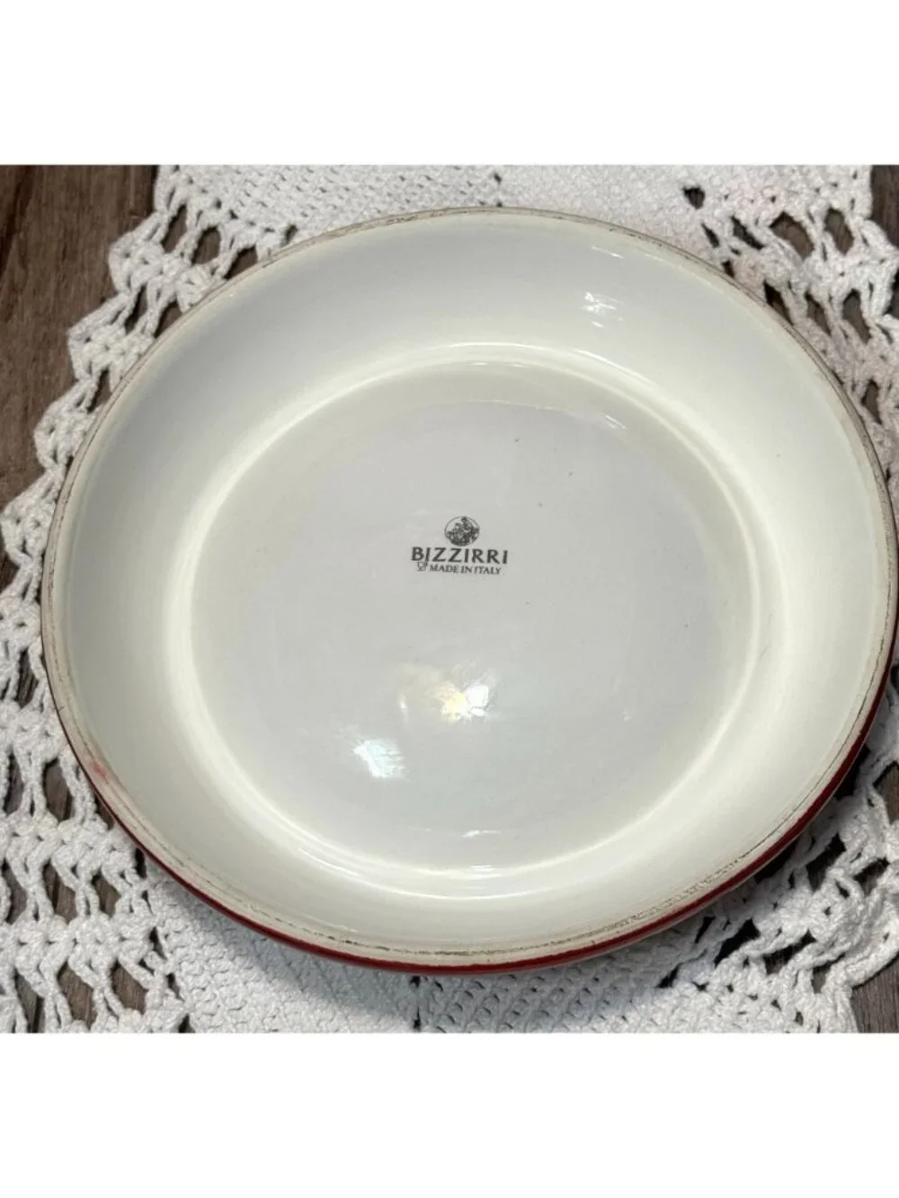 Bizzirri Christmas Tree Ceramic Serving Bowl Made In Italy - Festive Holiday Des